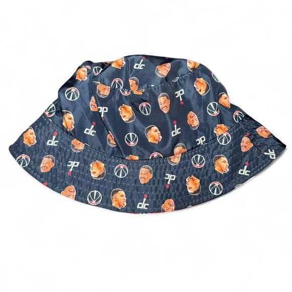 Washington Wizards Reversible Bucket Hat Player Face & Logo Print NBA Basketball - Picture 2 of 4